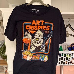 Art Crispies Black T-Shirt